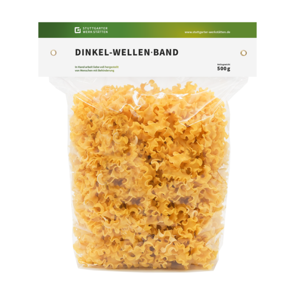 Dinkel Wellenband-Nudeln