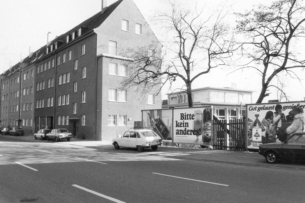 Die Werkstatt am Stuttgarter Löwentor vor dem Umbau